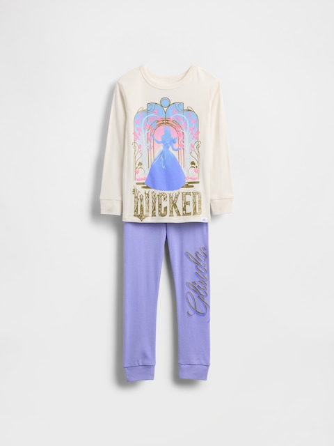 PYJAMA EN COTON BIOLOGIQUE BROSSÉ À IMPRIMÉ DE WICKED POUR BÉBÉ ET TOUT-PETIT