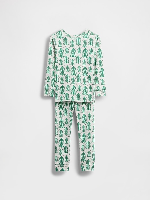 Image number 2 showing, Baby & Toddler Organic Brushed Cotton Holiday PJ Set
