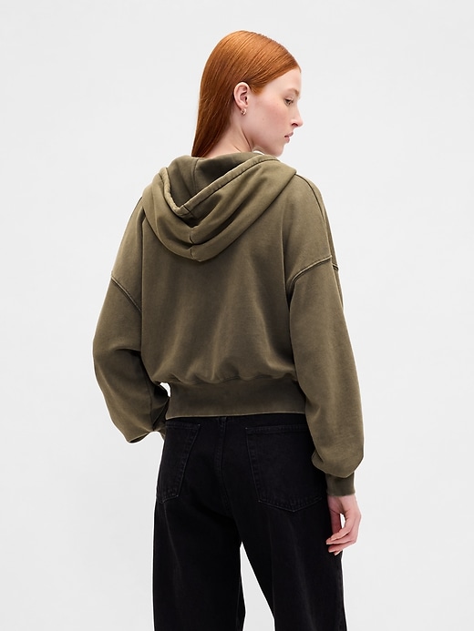 Image number 3 showing, VintageSoft Wedge Zip Hoodie