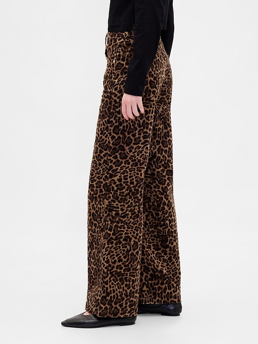 Image number 3 showing, High Rise Stride Corduroy Wide-Leg Pants