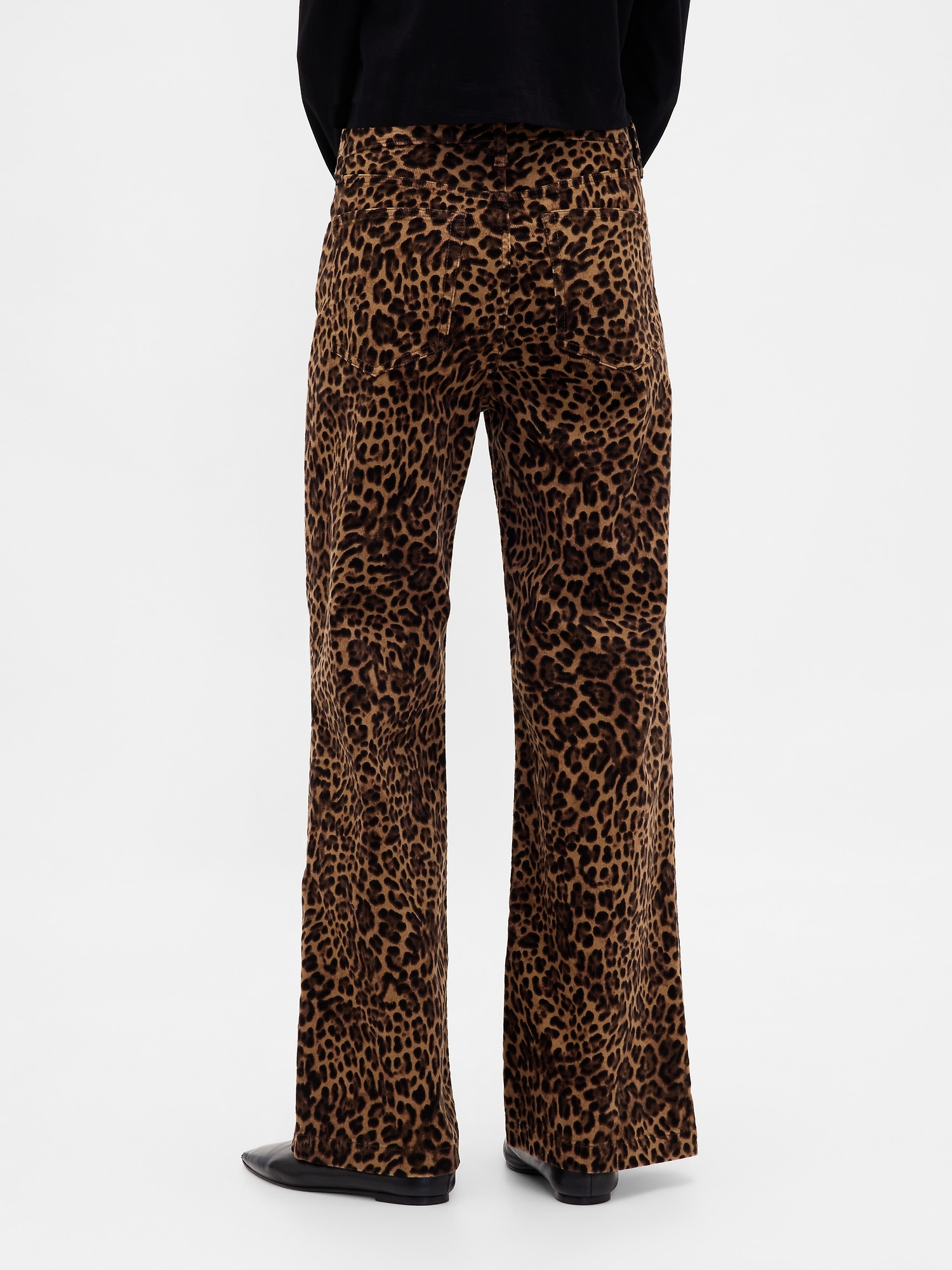 High Rise Stride Corduroy Wide-Leg Pants | Gap