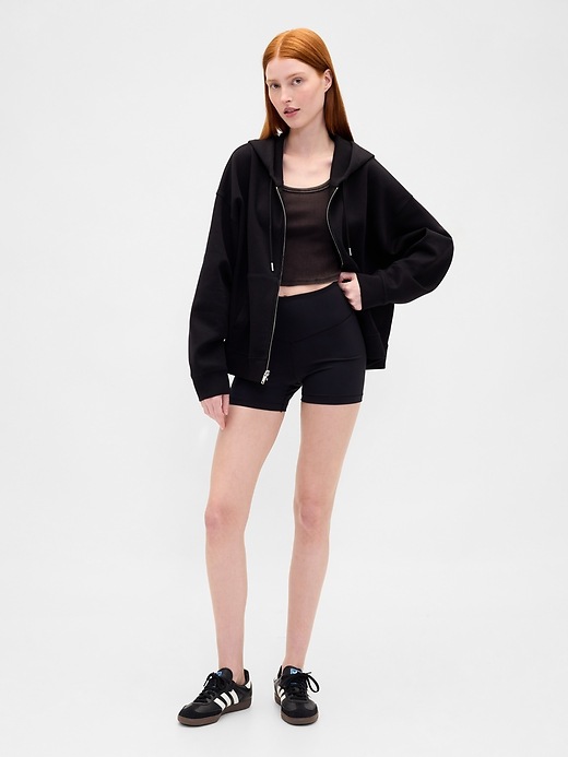 Image number 2 showing, GapFit Oversized Zip Hoodie