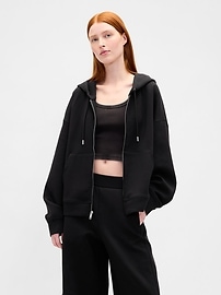 Image number 1 showing, GapFit Oversized Zip Hoodie