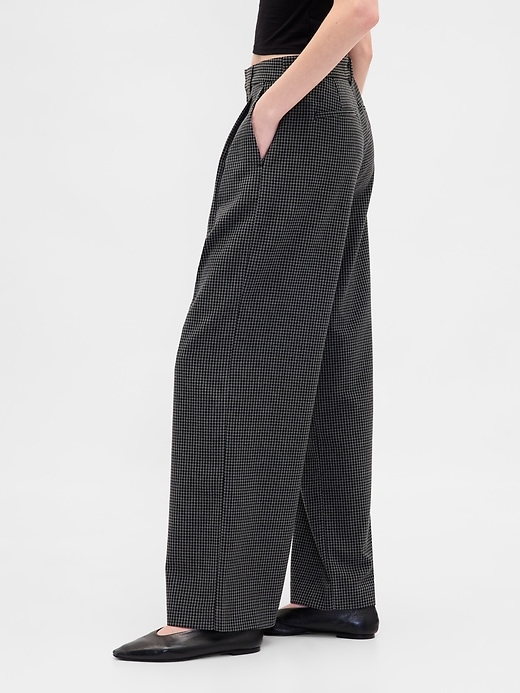 Image number 3 showing, 365 High Rise Brushed Twill Pleated Trousers
