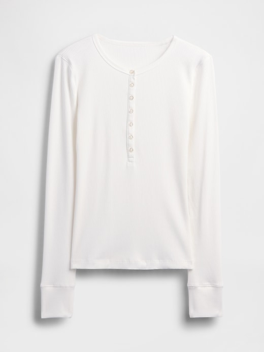 Image number 5 showing, Modern Rib Henley T-Shirt