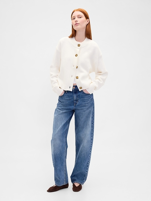 Image number 2 showing, CashSoft Oversized Chunky Cardigan