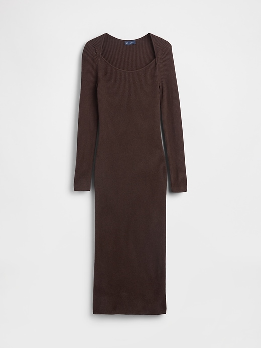Image number 5 showing, CashSoft Rib Midi Sweater Dress