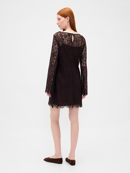 Image number 2 showing, Lace Mini Shift Dress