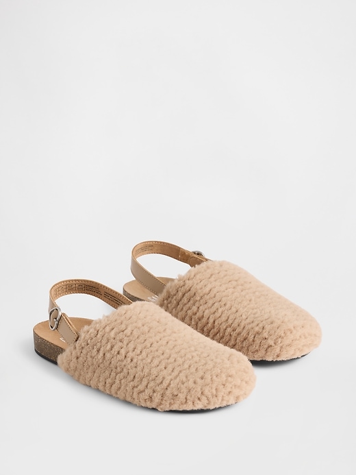 Image number 2 showing, Kids Faux Fur Clogs