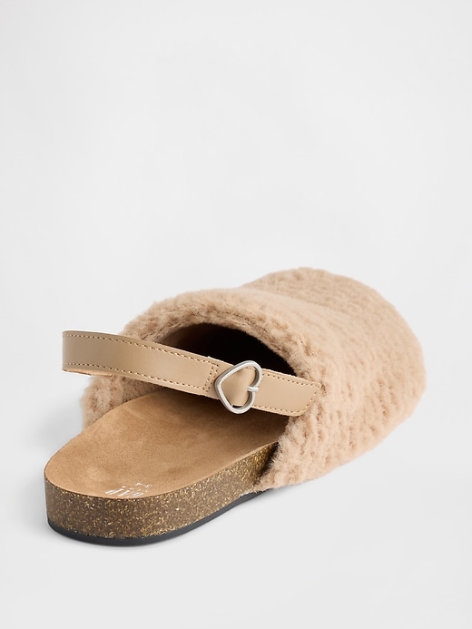 Image number 4 showing, Kids Faux Fur Clogs