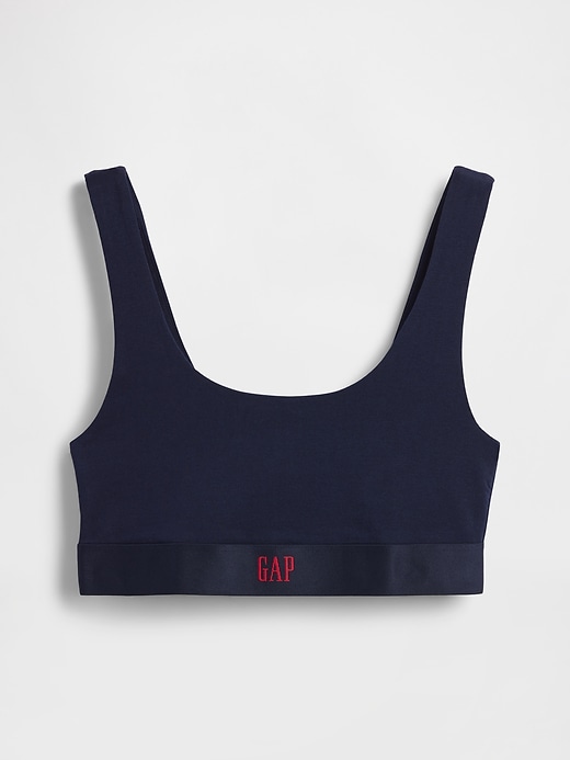 Image number 5 showing, Organic Stretch Cotton Gap Logo Bralette