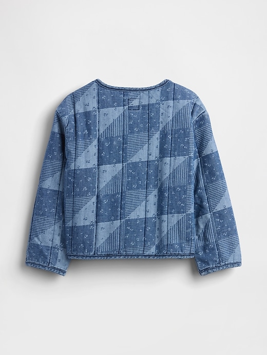 Image number 2 showing, Baby & Toddler Quilted Patchwork Denim Jacket