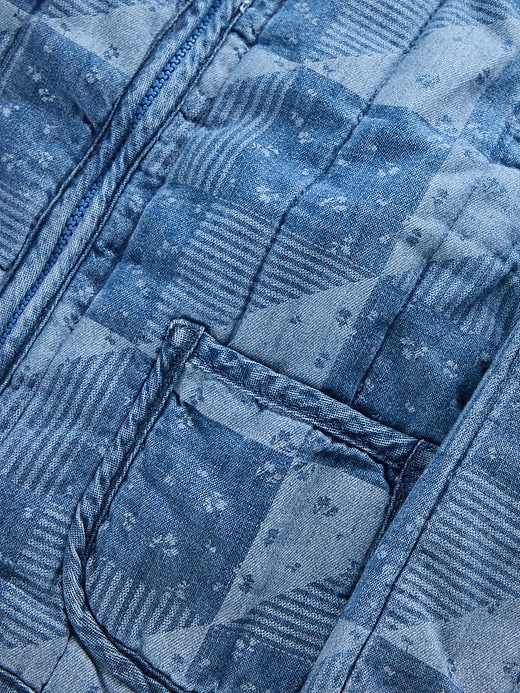 Image number 3 showing, Baby & Toddler Quilted Patchwork Denim Jacket