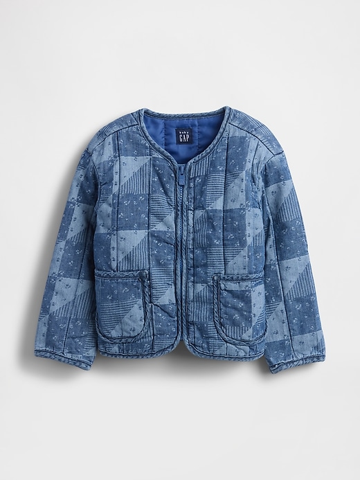 Image number 1 showing, Baby & Toddler Quilted Patchwork Denim Jacket