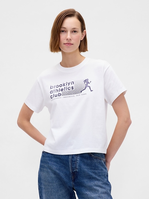 Image number 1 showing, Brooklyn Athletics Club Relaxed Graphic T-Shirt