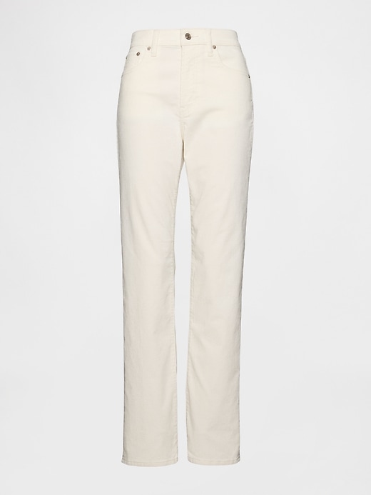 Image number 7 showing, High Rise Corduroy '90s Slim Straight Pants