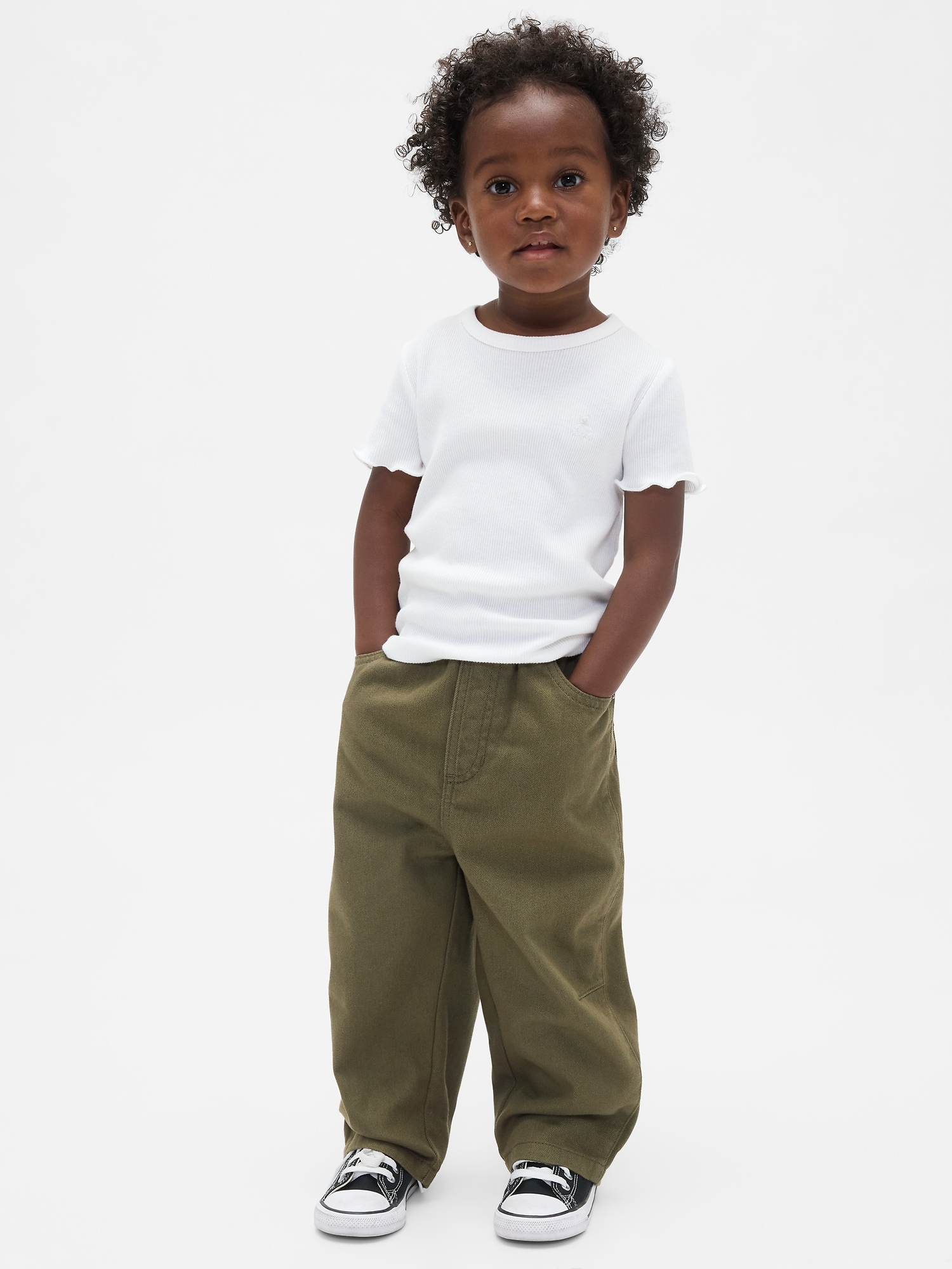 Baby & Toddler Pull-On Barrel Pants