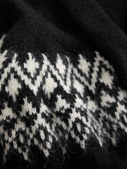 Image number 4 showing, Wool-Blend Fair Isle Shawl Cardigan