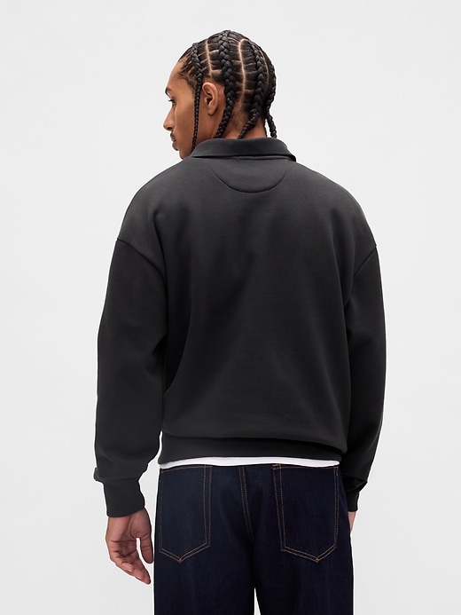 Image number 3 showing, Heavyweight Oversized Polo Sweatshirt