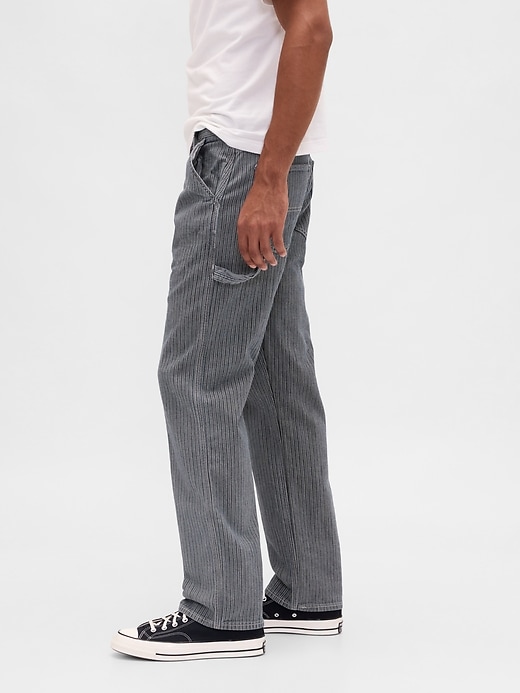 Image number 3 showing, Relaxed Straight Carpenter Jeans