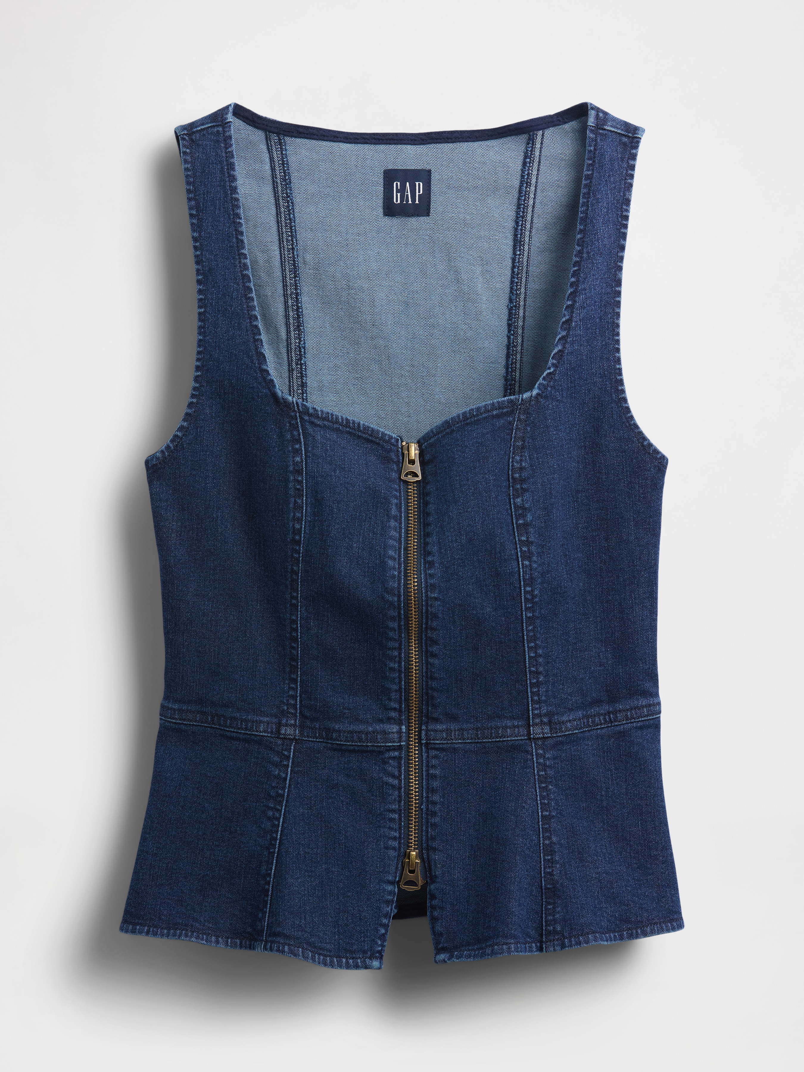 トップス AFB STUDDED DENIM VEST STUDDED DENIM VEST – AFB