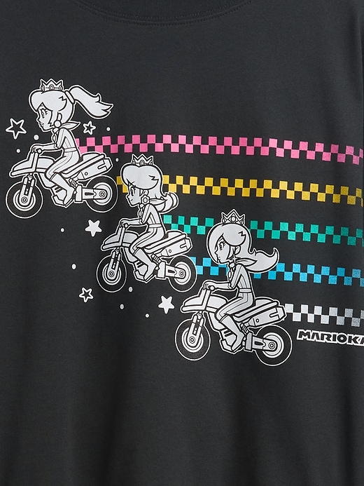 Image number 4 showing, Kids Super Mario Oversized Graphic T-Shirt