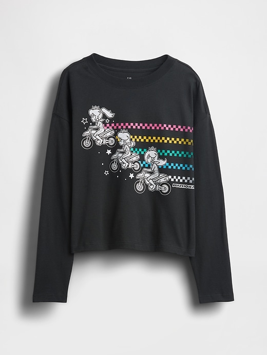 Image number 2 showing, Kids Super Mario Oversized Graphic T-Shirt