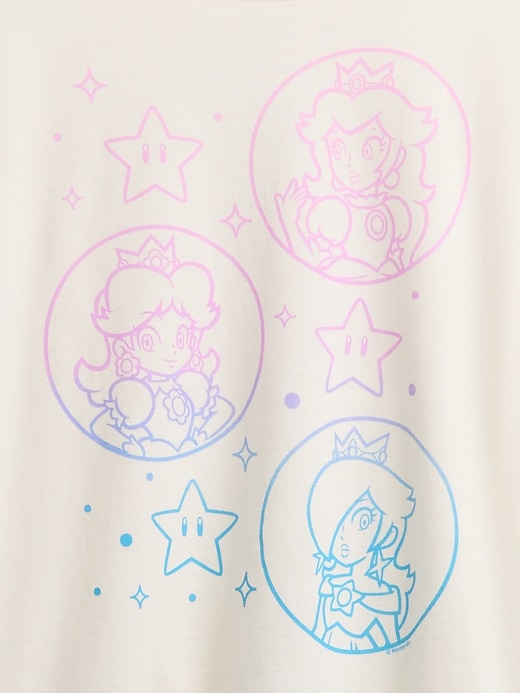 Image number 5 showing, Kids Super Mario Oversized Graphic T-Shirt