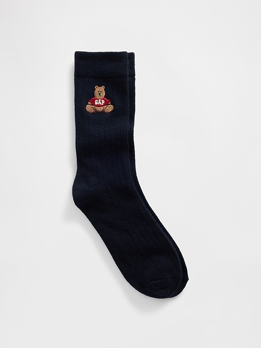 Image number 1 showing, Brannan Bear Logo Crew Socks