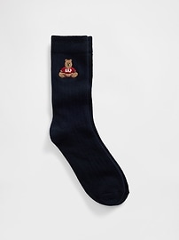 Image number 1 showing, Brannan Bear Logo Crew Socks