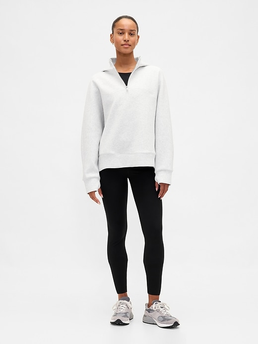 Image number 2 showing, GapFit Oversized Quarter-Zip Hoodie