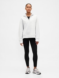 Image number 2 showing, GapFit Oversized Quarter-Zip Hoodie