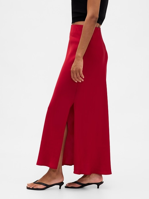 Image number 3 showing, Maxi Slip Skirt