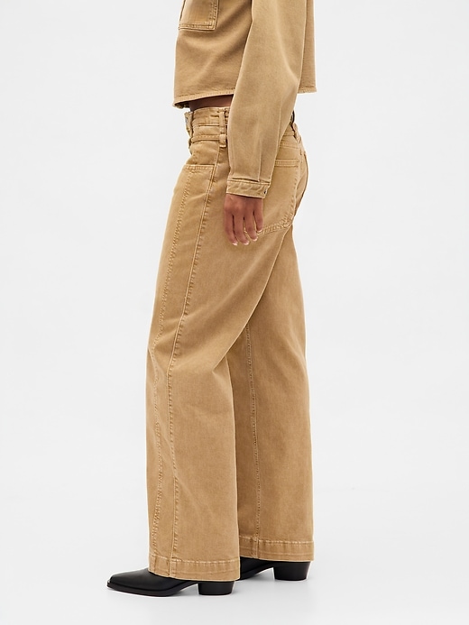 Image number 3 showing, Low Rise '90s Loose Micro Belt Jeans