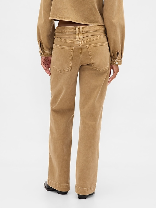 Image number 4 showing, Low Rise '90s Loose Micro Belt Jeans