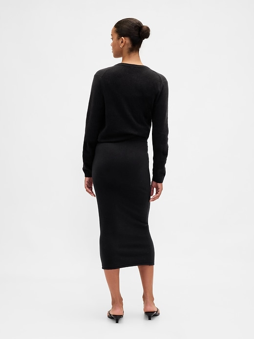 Image number 2 showing, CashSoft Stretch Midi Skirt