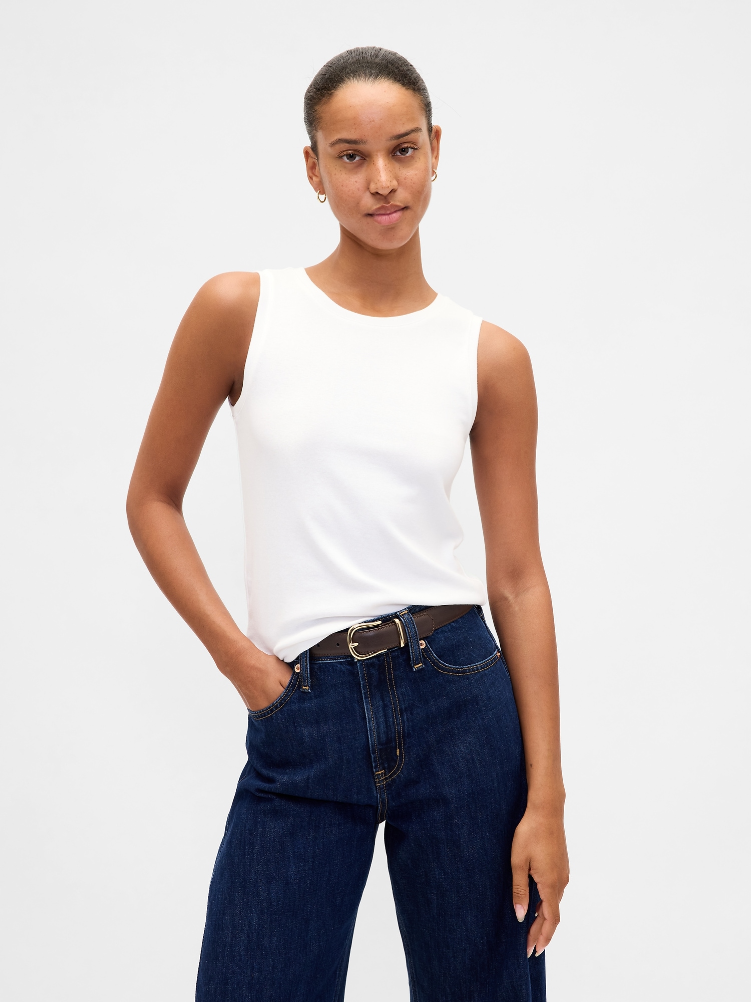 Modern Shell Tank Top