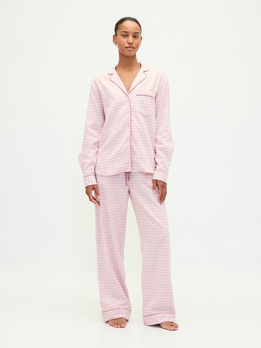 Image number 1 showing, Adult Softest Flannel PJ Set