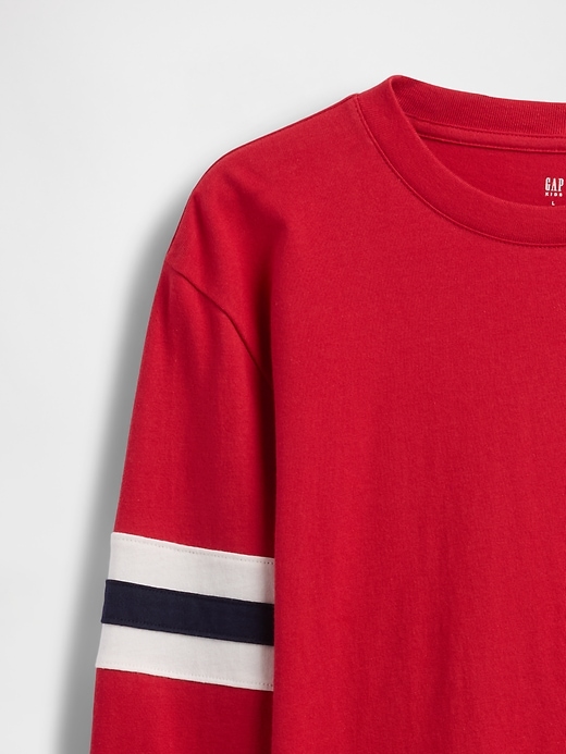 Image number 2 showing, Kids Relaxed Varsity Stripe T-Shirt