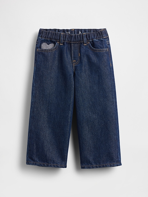 Image number 2 showing, Baby & Toddler Metallic Pull-On Baggy Jeans
