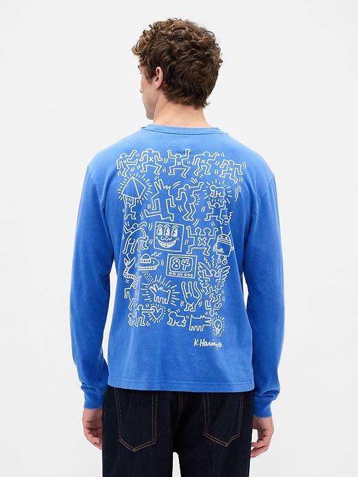 Image number 3 showing, Keith Haring Relaxed Graphic T-Shirt