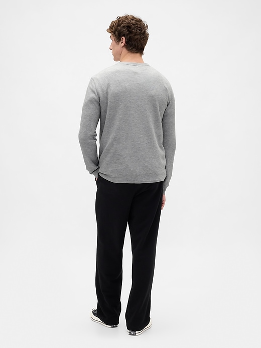 Image number 3 showing, Rib Henley PJ Shirt