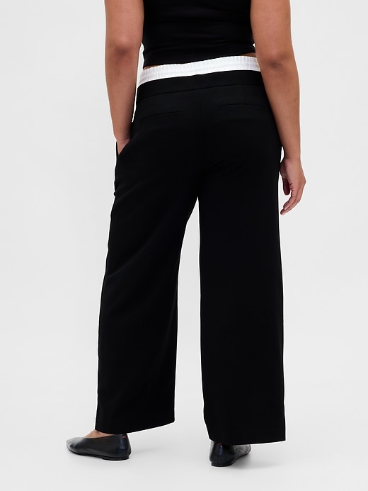 Image number 6 showing, Mid Rise Double-Waist Pants
