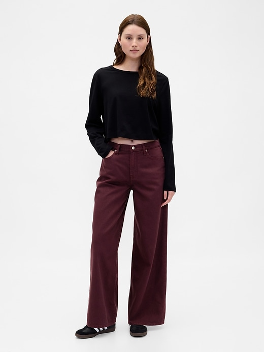 Image number 1 showing, Mid Rise UltraSoft Baggy Jeans