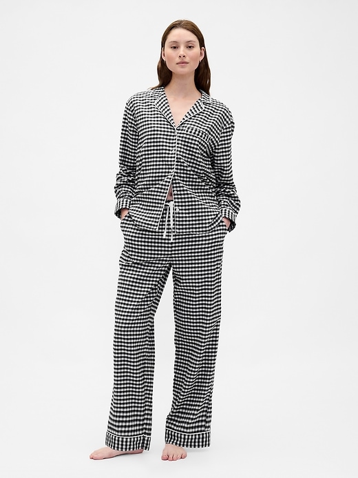 Image number 1 showing, Adult Softest Flannel PJ Set