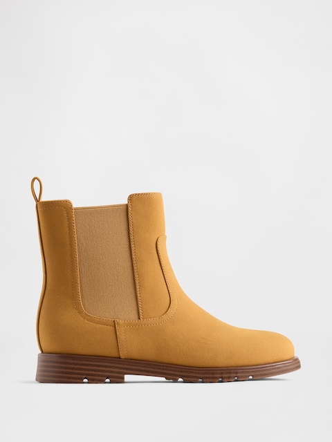 Kids Vegan Leather Chelsea Boot