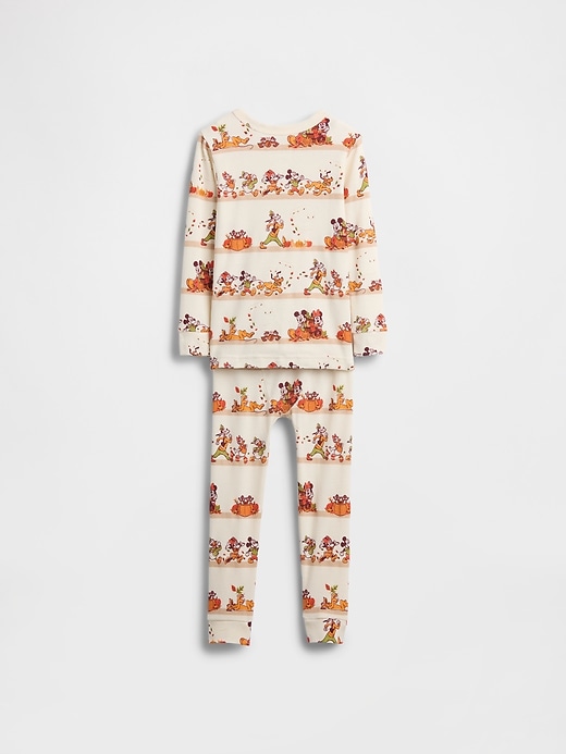 Image number 2 showing, Gap × Disney Baby & Toddler Organic Brushed Cotton Thanksgiving PJ Set