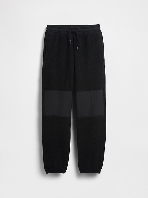 L'image numéro 2 présente Pantalon de jogging décontracté en sherpa pour Enfant