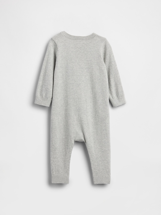 Image number 2 showing, Baby Brannan Bear Heart Sweater One-Piece