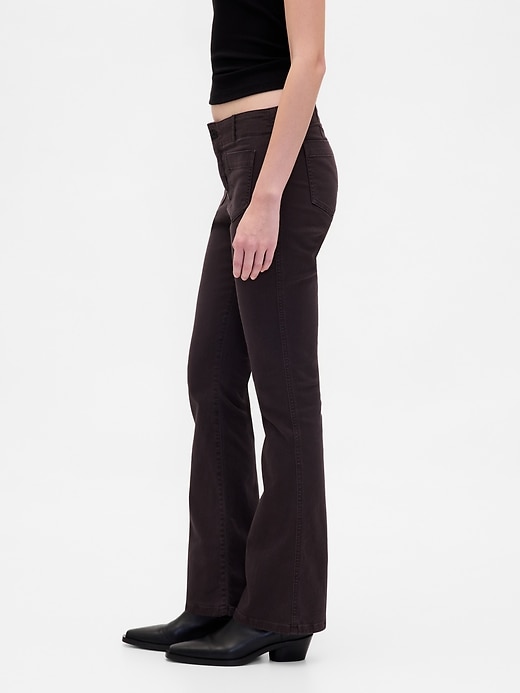 Image number 3 showing, Low Rise Twill Long & Lean Pants